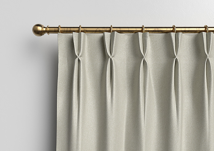 Soft Chevron, Toffee - Made to Measure Curtains - Image 12